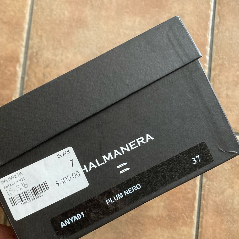 Halmanera Block Heels, Size 7 in Patent Black, Brand New - Picture 8 of 8
